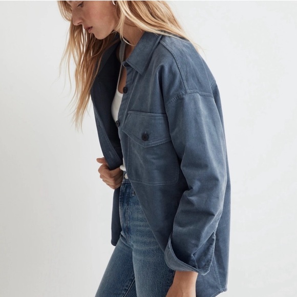 Madewell Corduroy Twill Oversized Shirt
Jacket Teapot Blue - Picture 4 of 8